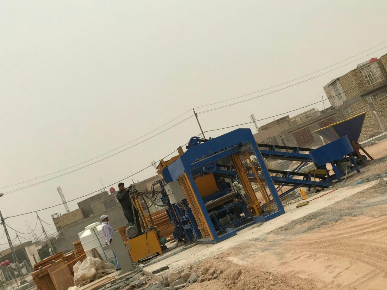 معمل انتاج الطابوق الاسمنتي والبلاطات الاسمنتية والكربستون