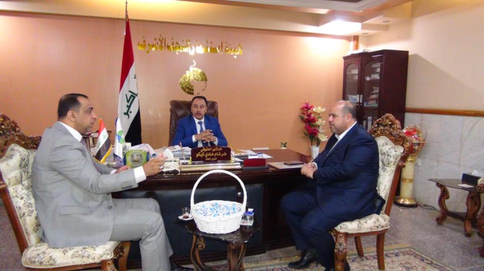 زيارة رئيس هيئة استثمار النجف الاشرف لمجمع العباسية السكني